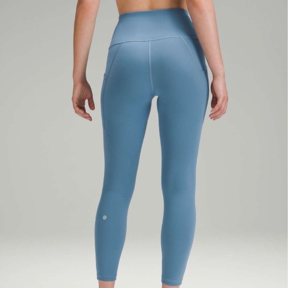 Lululemon Wunder Train High-Rise Tight with Pockets 25" in Utility Blue - Picture 1 of 7
